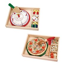 Sada torty a pizze v krabici