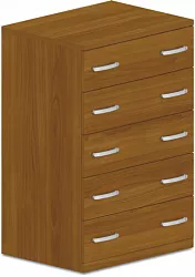 Komoda zásuvková 80x60x145cm - Dub Lindberg