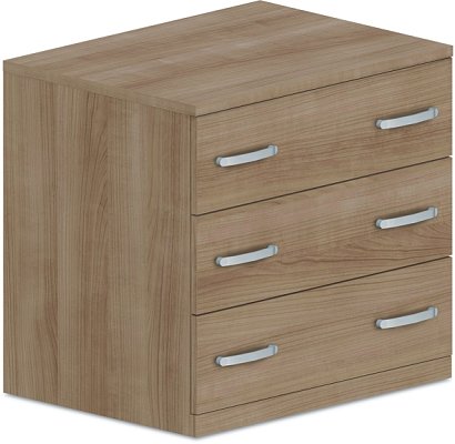 Komoda zásuvková 80x60x75cm - Buk biely