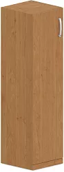 Policová skriňa, dvierka 40x42x145cm - Dub Lindberg