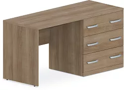 Stôl s doskovou podnožou 150x45cm - Dub Lindberg