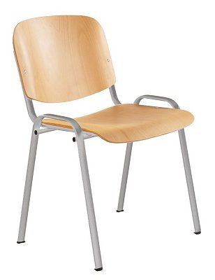 Konferenčná stolička - 1120 L RAL - Strieborne lakovaný rám