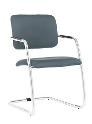 Konferenčná stolička - 2180/S Magix - koženka modrá