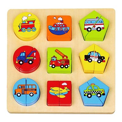 Drevená skladačka - Doprava