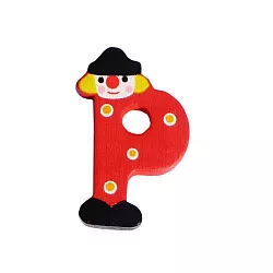 Drevené písmenko P (3,6 cm)