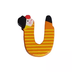Drevené písmenko U (3,6 cm)