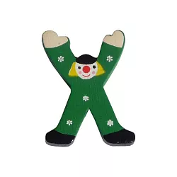 Drevené písmenko X (3,6 cm)