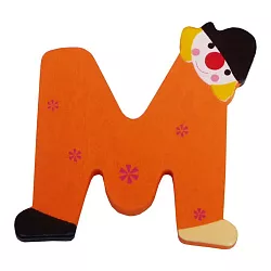 Drevené písmenko M (7,2 cm)