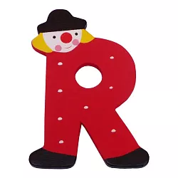 Drevené písmenko R (7,2 cm)