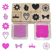 Drevené pečiatky pre malé dievčatká