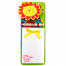 Poznámkový blok s ceruzkou - Lev