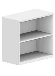 Stolová skriňa policová 80x42x75cm - Sivá