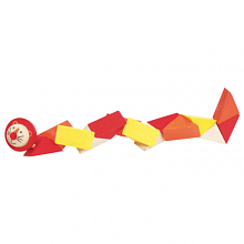 Drevený skladací had - Lev