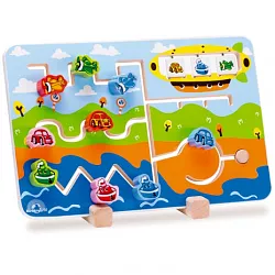 Drevené hracia doska - autá idú - POSLEDNÝ KUS