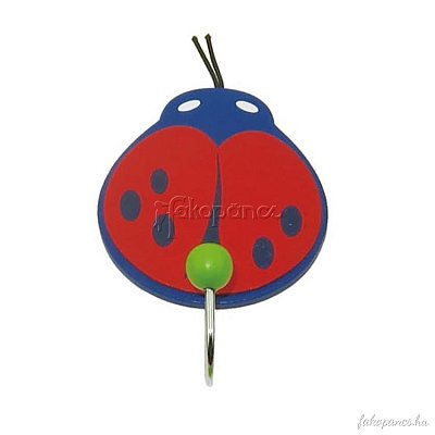 Drevený detský vešiak - Lienka