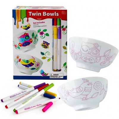 Farebné raňajkové misy (2 kusy)