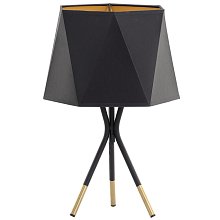 Stolová lampa Ivo 30x30x45cm - Čierna