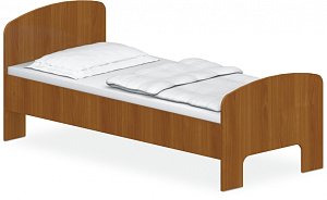 Lôžko 90x200x42/74cm - Buk biely
