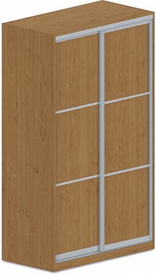 Šatníková skriňa s posuvnými dverami 120x62x205cm - Javor