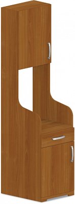 Skrinka pre vstavanú chladničku 60x62(25)x75(205)cm - Javor