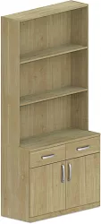 Skrinka kombinovaná 100x42/25x75/205cm - Dub Lindberg