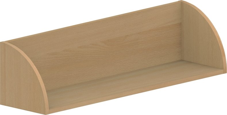 Závesná polica 60x25x25cm - Javor
