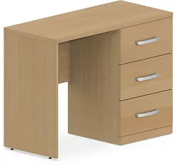 Stôl s doskovou podnožou 120x45cm - Dub Lindberg