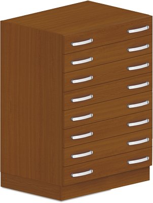 Zásuvková skriňa na lieky 80x57x107cm - Wenge