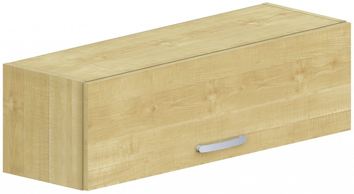 Horná skrinka s výklopnými dverami 100x32x30cm - Biela