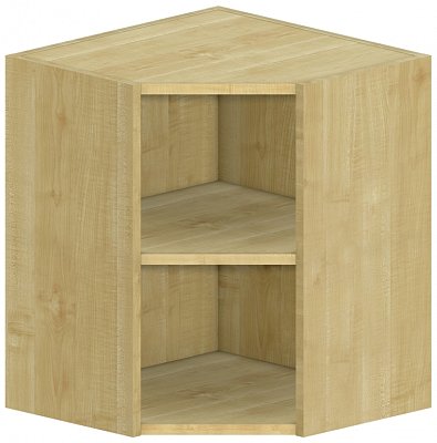 Horná skrinka rohová 50x50x60cm - Wenge