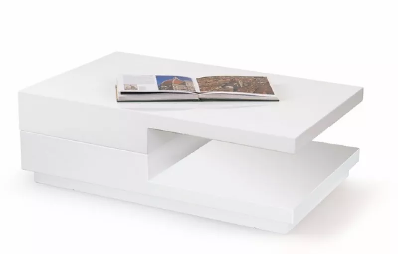 Konferenčný stolík 100x65x33cm - Biela - POSLEDNÝ KUS