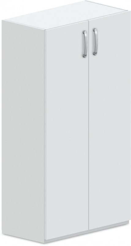 Skříň policová, dvířka 80x42x145cm - Šedá