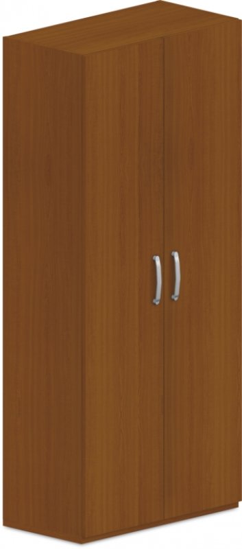 Skriňa policová, dvierka 80x42x180cm - Sivá