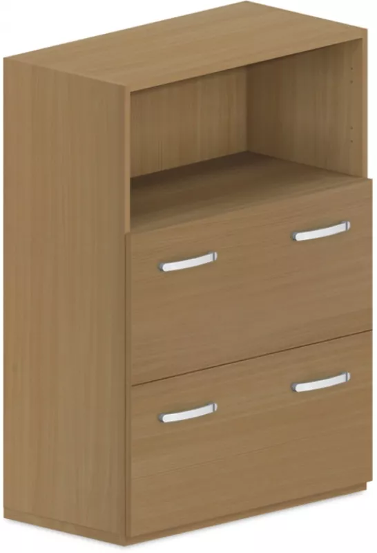 Skriňa policová, registratúry/niky 80x42x110cm - Biela