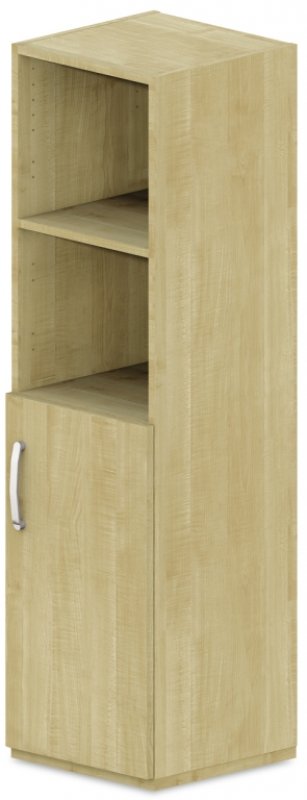 Skriňa policová, dvierka/niky 40x42x110cm - Sivá