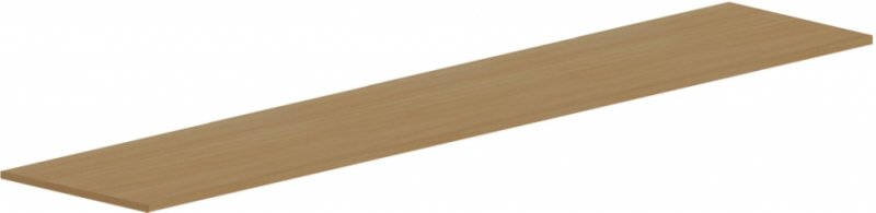 Krycia doska skrine 200x42x1, 8cm - Sivá