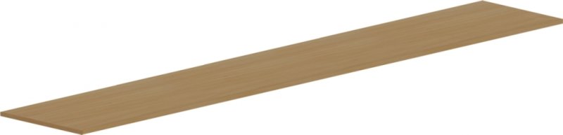 Krycia doska skrine 240x42x1, 8cm - Sivá