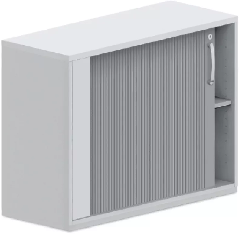 Stolová skriňa s roletou 100x42x75cm - Wenge