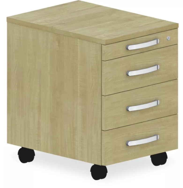 Mobilní kontejner 43x58x59,5cm - Bílá