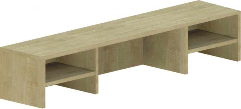 Stolová nadstavba 140x30x35cm - Sivá