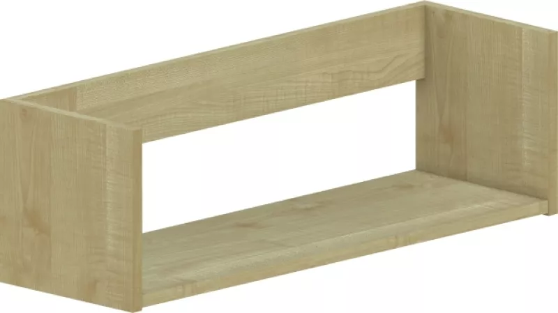 Polica závesná 80x25x25cm - Wenge