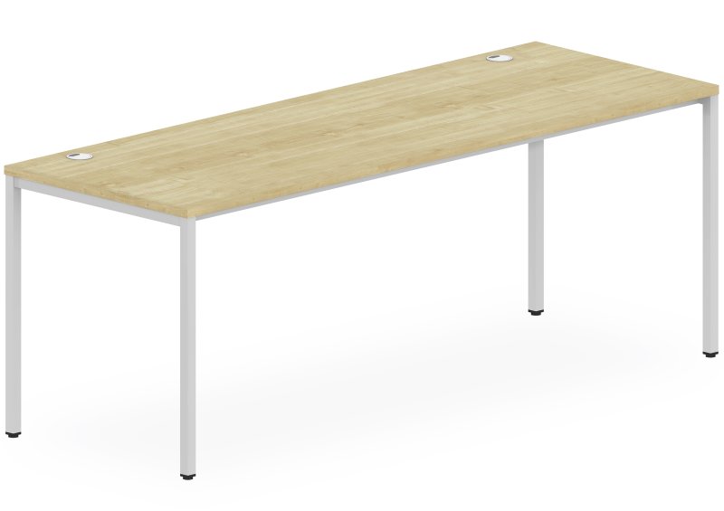 Stôl pracovný, podnož 200x95cm - Sivá