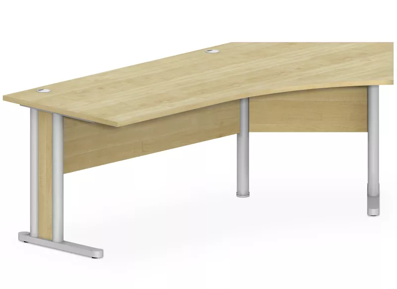 Stôl pracovný, podnož 210x110cm - Biela