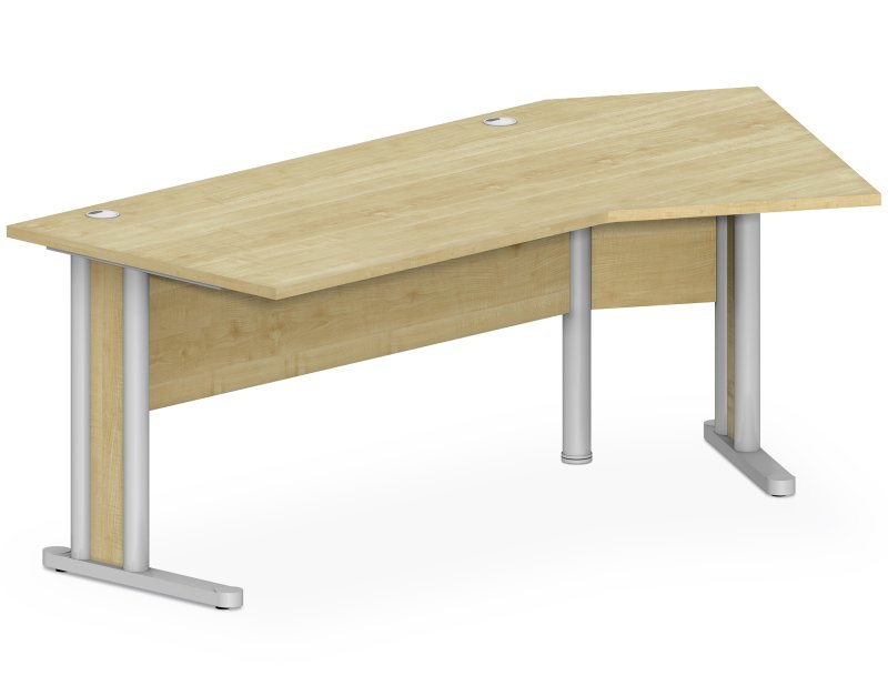 Stôl pracovný, podnož 200x100cm - Sivá