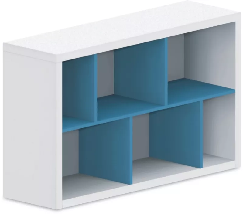 Policová skříňka 120x35x75cm - Brillint white