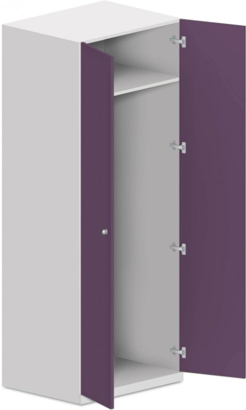 Šatníková skriňa 80x62x205cm - Chilli red