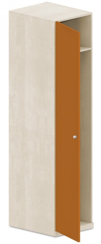 Šatní skříň 50x62x205cm - Chilli red