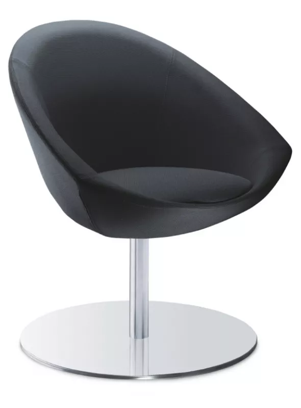 Kreslo - Mango F01-N4 - koženka čierna