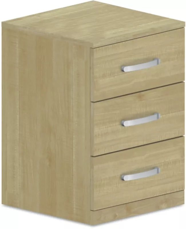 Nočný stolík 45x45x65cm - Buk biely