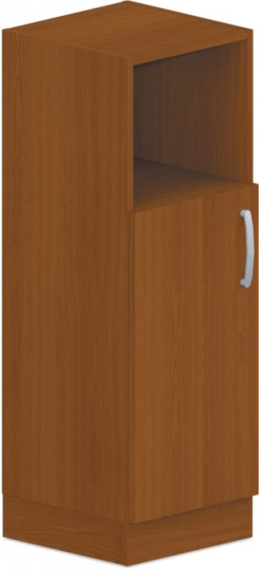 Skriňa policová, dvierka/niky 40x42x117, 5cm - Sivá